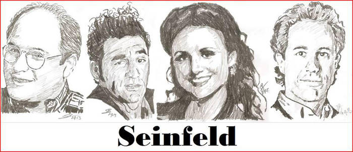 700x302 Seinfeld Drawing - Seinfeld Drawing