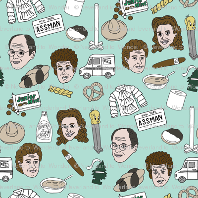 400x400 seinfeld fabric - Seinfeld Drawing