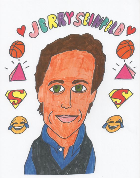 566x720 jerry seinfeld - Seinfeld Drawing