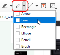 211x193 drawing tools pdf commenting - Select Drawing