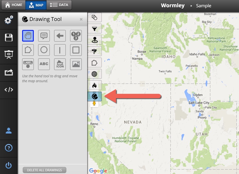 822x599 how to use the drawing tool - Select Drawing