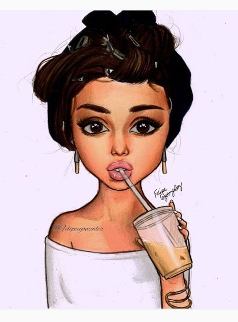 Selena Gomez Cartoon Drawing at PaintingValley.com | Explore collection ...