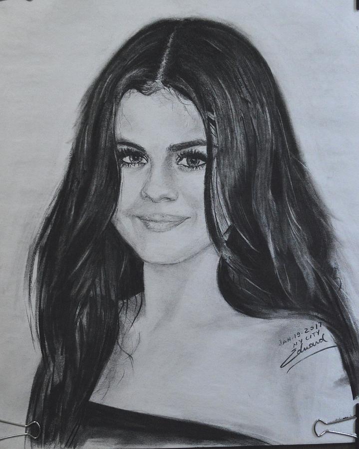 719x900 selena gomez drawing - Selena Gomez Drawing