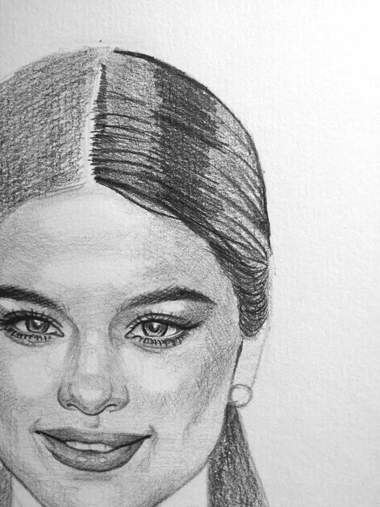 750x1000 how to draw selena gomez let's draw people - Selena Gomez Drawing