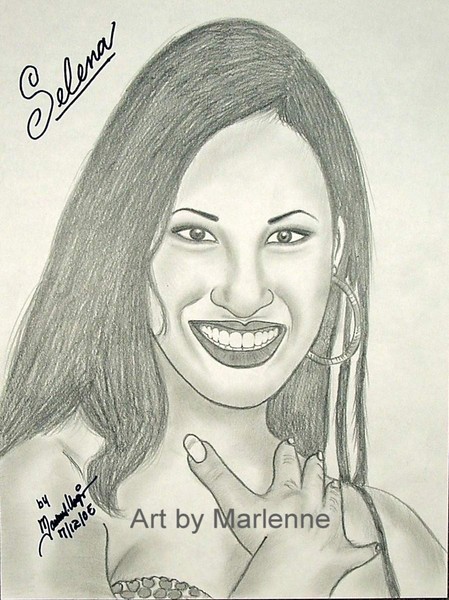 449x600 Selena Quintanilla, Tejano Singer - Selena Quintanilla Drawing