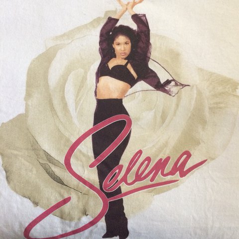 480x480 selena quintanilla white rose shirt authentic love i - Selena Quintanilla Drawing