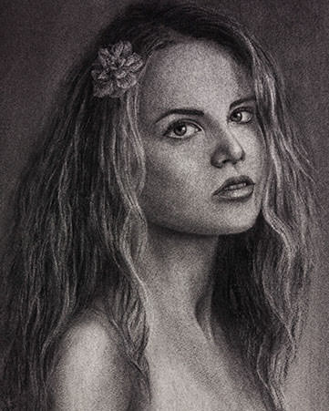 361x451 realisticus art academy art classes, art lessons, painting - Self Image Drawing