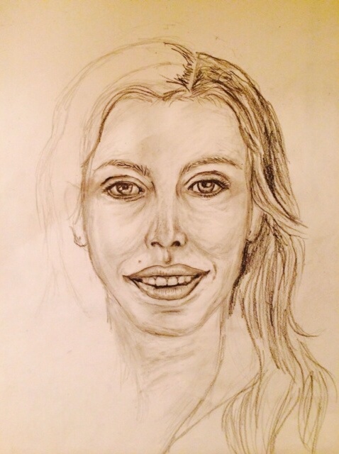 478x640 How To Draw A Self Portrait - Self Portrait Drawing