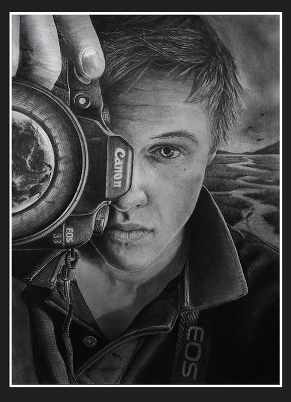 579x800 Project Expressive Self Portraits - Self Portrait Drawing