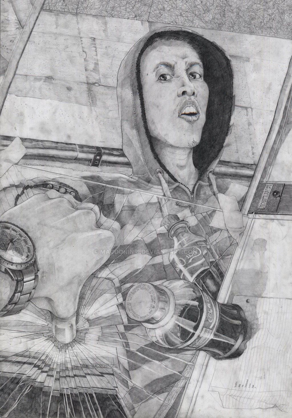 1024x1466 Arch - Self Portrait Ideas Drawing