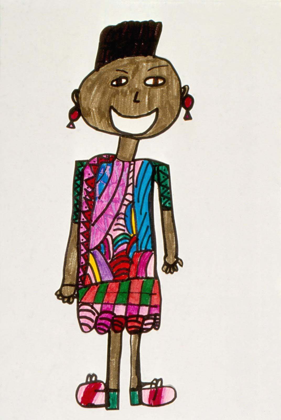 1072x1600 Art For Small Hands Drawing - Self Portrait Ideas Drawing