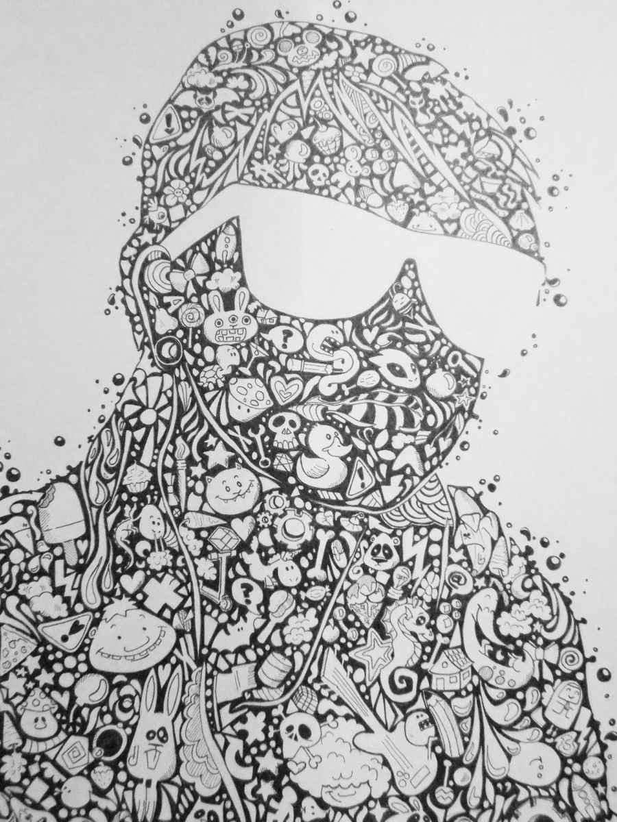 900x1200 Nchs Art - Self Portrait Ideas Drawing