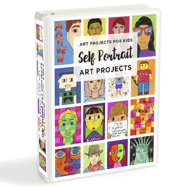600x600 Self Portrait Ebook Art Projects For Kids - Self Portrait Ideas Drawing
