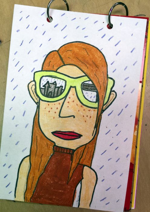 496x700 Summer Self Portrait Art Projects For Kids - Self Portrait Ideas Drawing