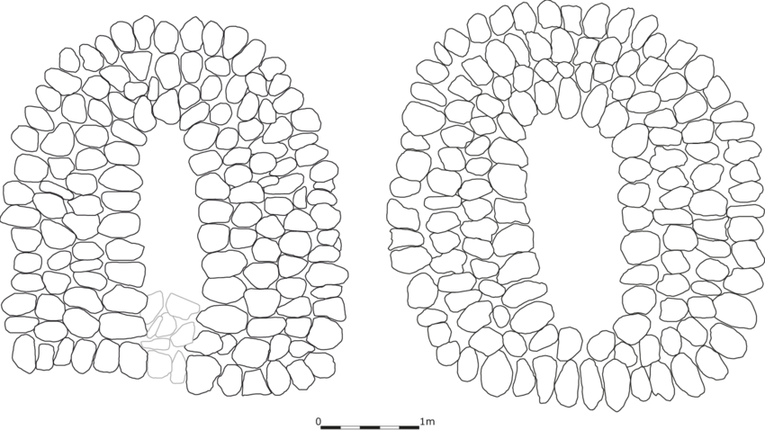 850x478 schematic drawing of a beehive shaped and semi circular ground - Semi Circle Drawing