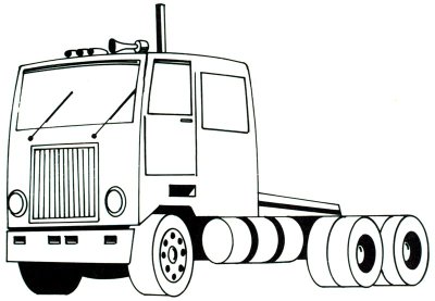 400x277 How To Draw A Semi Truck Howstuffworks - Semi Drawing