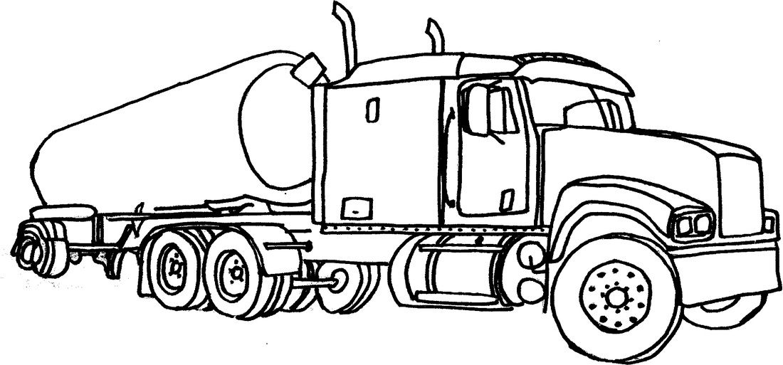 1100x513 Semi Truck Drawings Similar Galleries Semi Truck Drawing Side - Semi Drawing