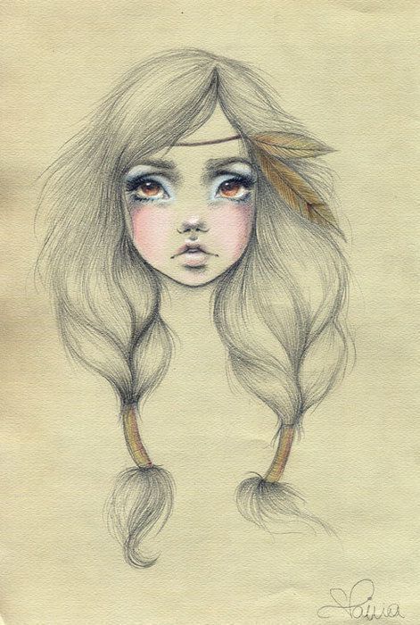 471x700 Semi Realistic Anime Face Paintingsart In Art, Drawings - Semi Realistic Drawing