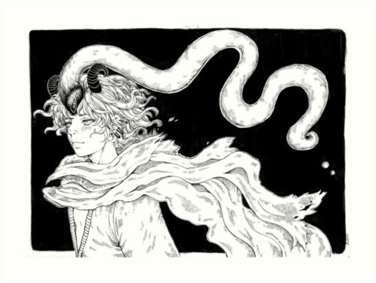 549x413 Third Eye Anime Manga Semi Realistic Drawing Illustration Art - Semi Realistic Drawing