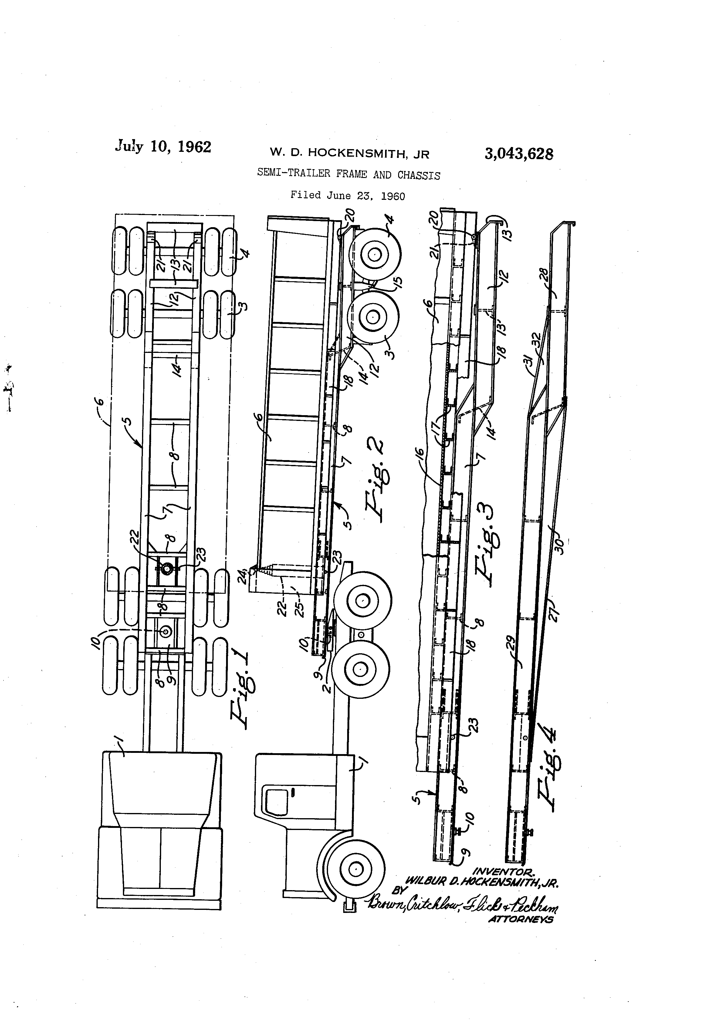 2320x3408 Patent - Semi Trailer Drawing