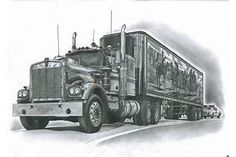 236x157 best semi truck drawings images big rig trucks, semi trucks - Semi Truck Drawing