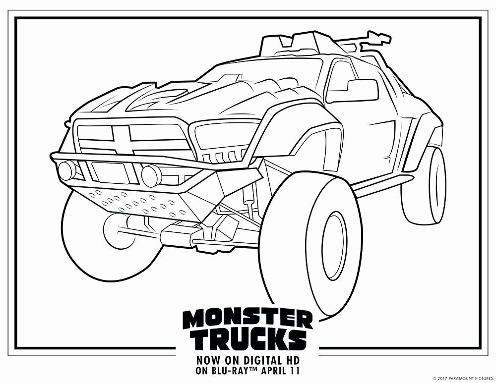 1000x773 free monster truck coloring pages good diesel truck coloring pages - Semi Truck Drawing