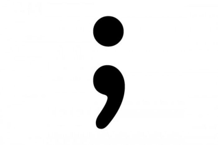 700x466 The Semicolon Project Stop Bullying! - Semicolon Drawing