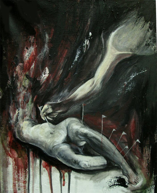 670x823 detailed drawings with a sensual, morbid touch - Sensual Drawings