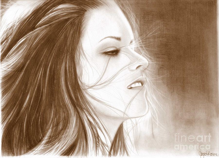 900x652 kristen stewart - Sepia Drawing