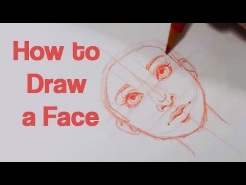 480x360 how to draw a face art tutorial series - Series Drawing