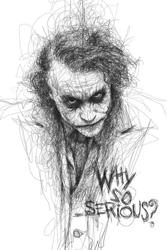 564x845 joker - Serious Drawing