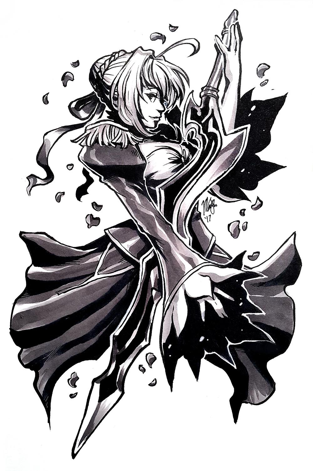 1000x1506 made a drawing of my favorite servant for inktober grandorder - Servant Drawing