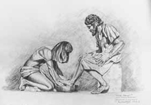 300x209 Max Greiner, Jr Designs Divine Servant Prints - Servant Drawing