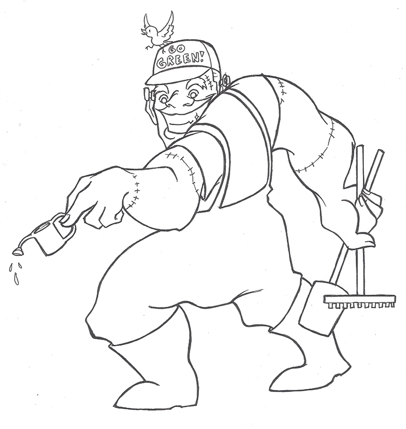 800x846 Mindflight Day Creative Challenge Day Drawing - Servant Drawing