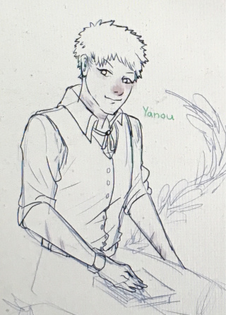 320x446 Servant Drawings On Paigeeworld Pictures Of Servant - Servant Drawing