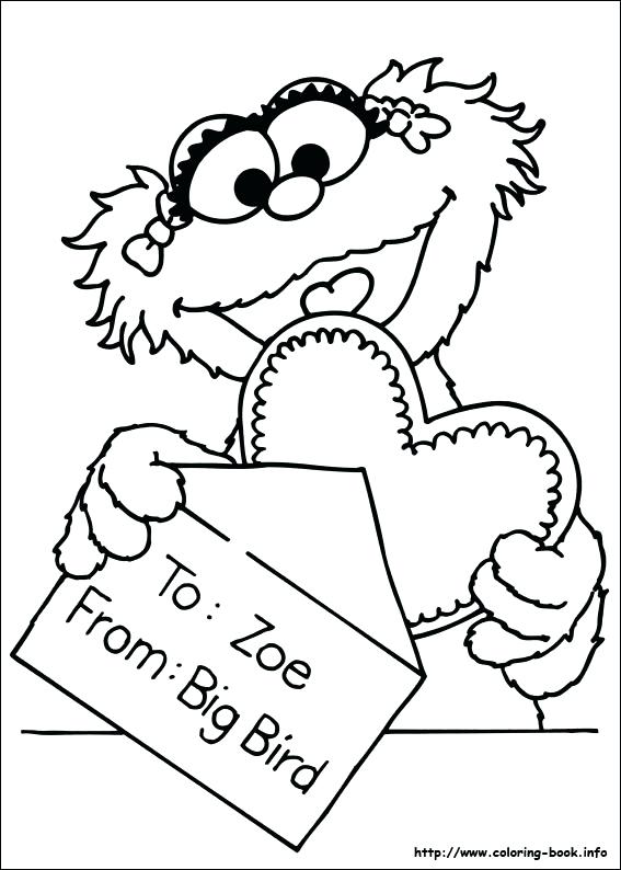 567x794 coloring coloring pages of baby lovely sesame street drawing - Sesame Street Drawing