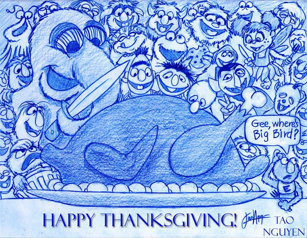 1030x800 artstation - Sesame Street Drawing