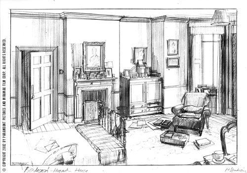 500x350 set design sketches film + design world building visual - Set Design Drawing