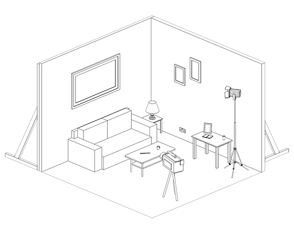 600x483 sets, events and props - Set Design Drawing