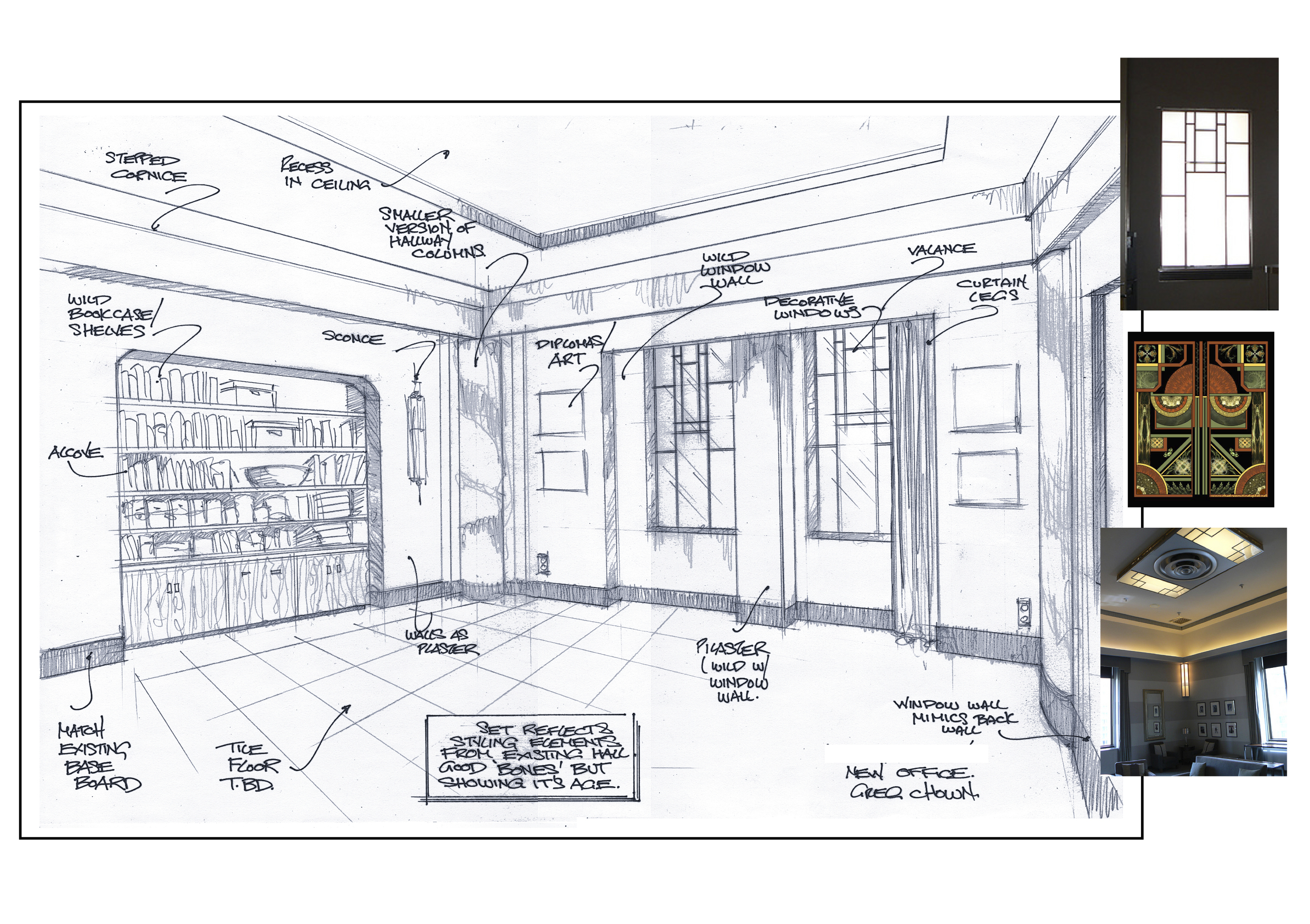 2867x2024 New Art Moderne Set Proposal Greg Chown Portfolio - Set Of Drawings