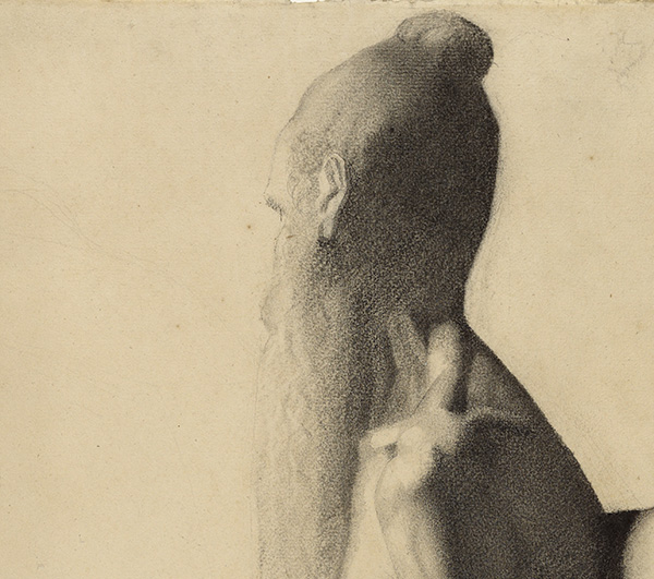 600x531 who is george seurat's the getty iris - Seurat Drawings