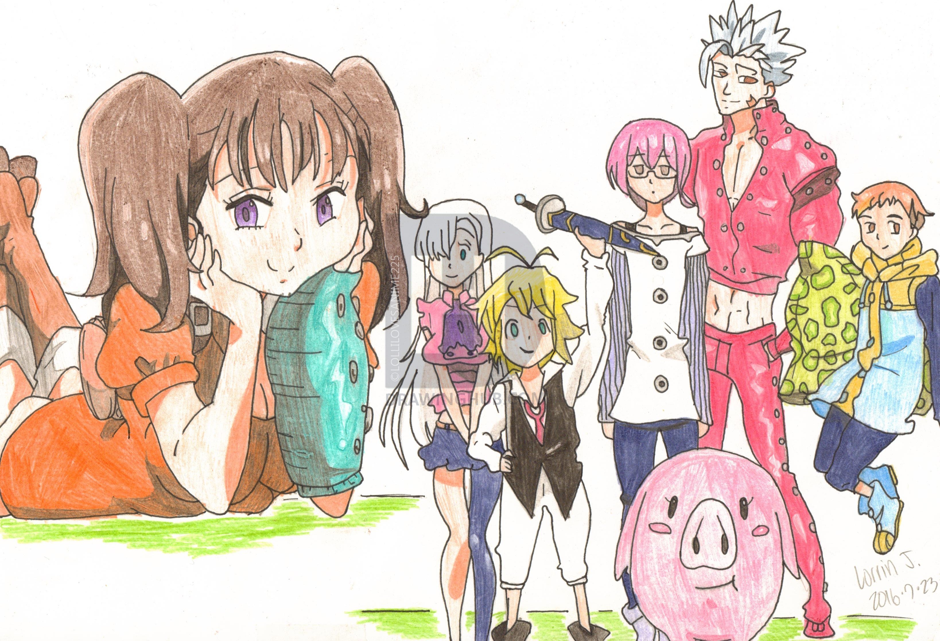 Seven Deadly Sins Drawings at Explore collection