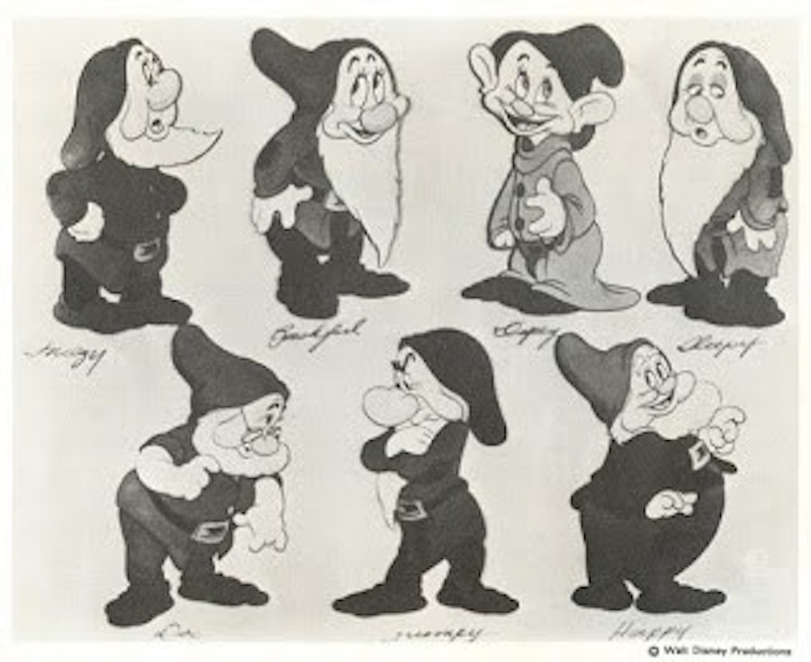 Seven Dwarfs Drawing At Explore Collection Of Seven Dwarfs Drawing 