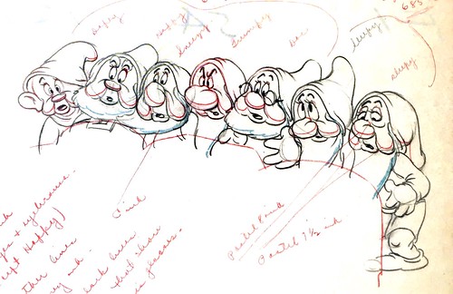 500x324 snow white and the seven dwarfs - Seven Dwarfs Drawing