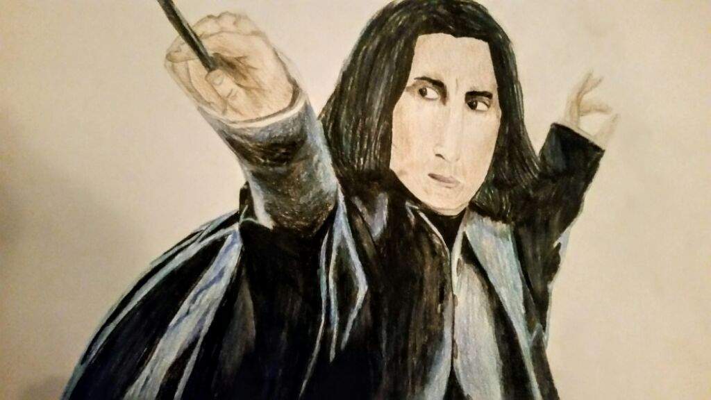 1024x576 Severus Snape Drawing Harry Potter Amino - Severus Snape Drawing