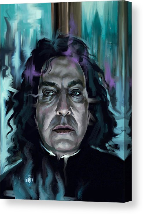 494x740 Alan Rickman As Severus Snape Canvas Print Canvas Art - Severus Snape Drawing