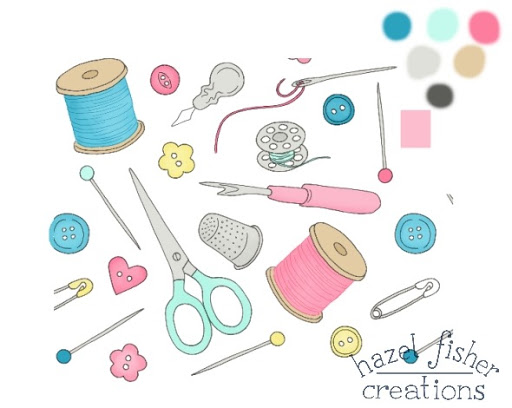 512x408 hazel fisher creations spoonflower weekly design contest sewing - Sewing Drawing