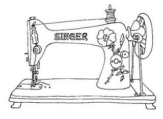 320x234 this site has loads of great printables! printables sewing - Sewing Machine Drawing