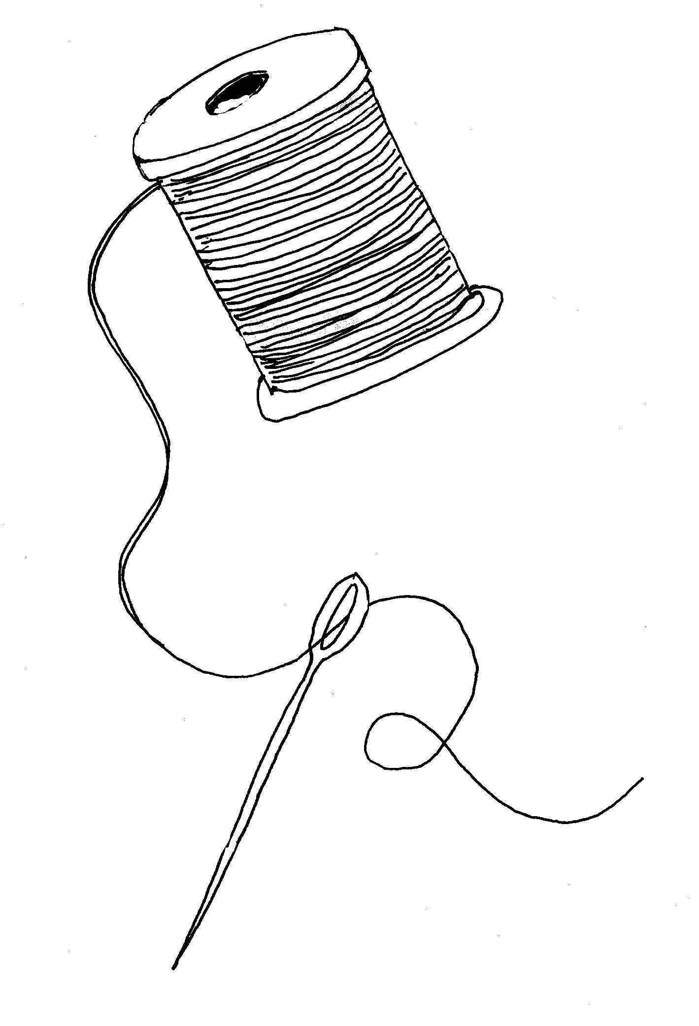 Needle Coloring Pages Print Sketch Coloring Page