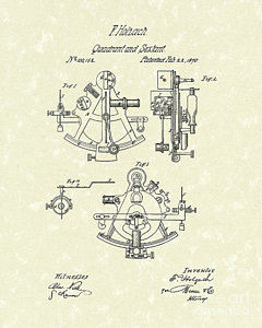240x300 sextant patent art drawing - Sextant Drawing